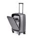 Чемодан Columbus Jet, Маленький (S), Серый, 55х38х22 см, 2,5 кг 1400-10 фото 2
