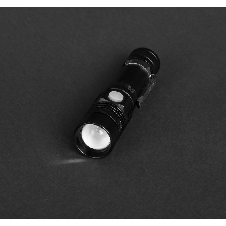 Фонарик Discover Focus, Черный, 10W T6, USB-TypeC, 1800 mAh 9201-08 фото