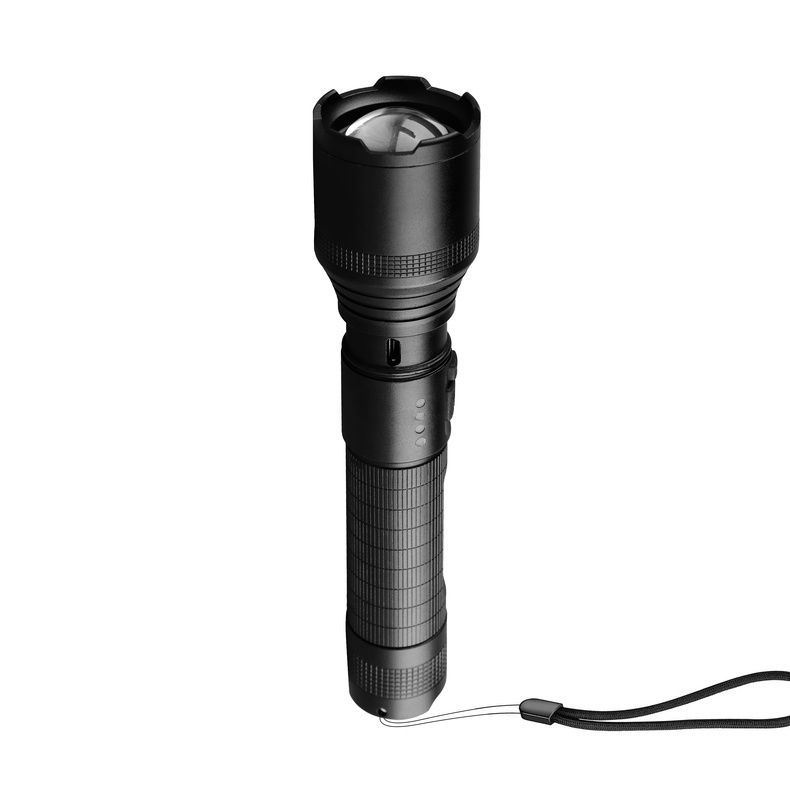 Фонарик Discover Mears, Черный, 10W T6 + 3W COB, USB-TypeC, 2000 mAh 9208-08 фото