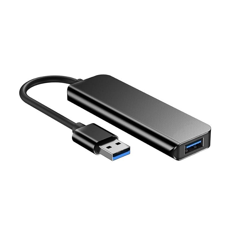 USB-Хаб TEG Gear 5 в 1, Чорний 8058-08 фото